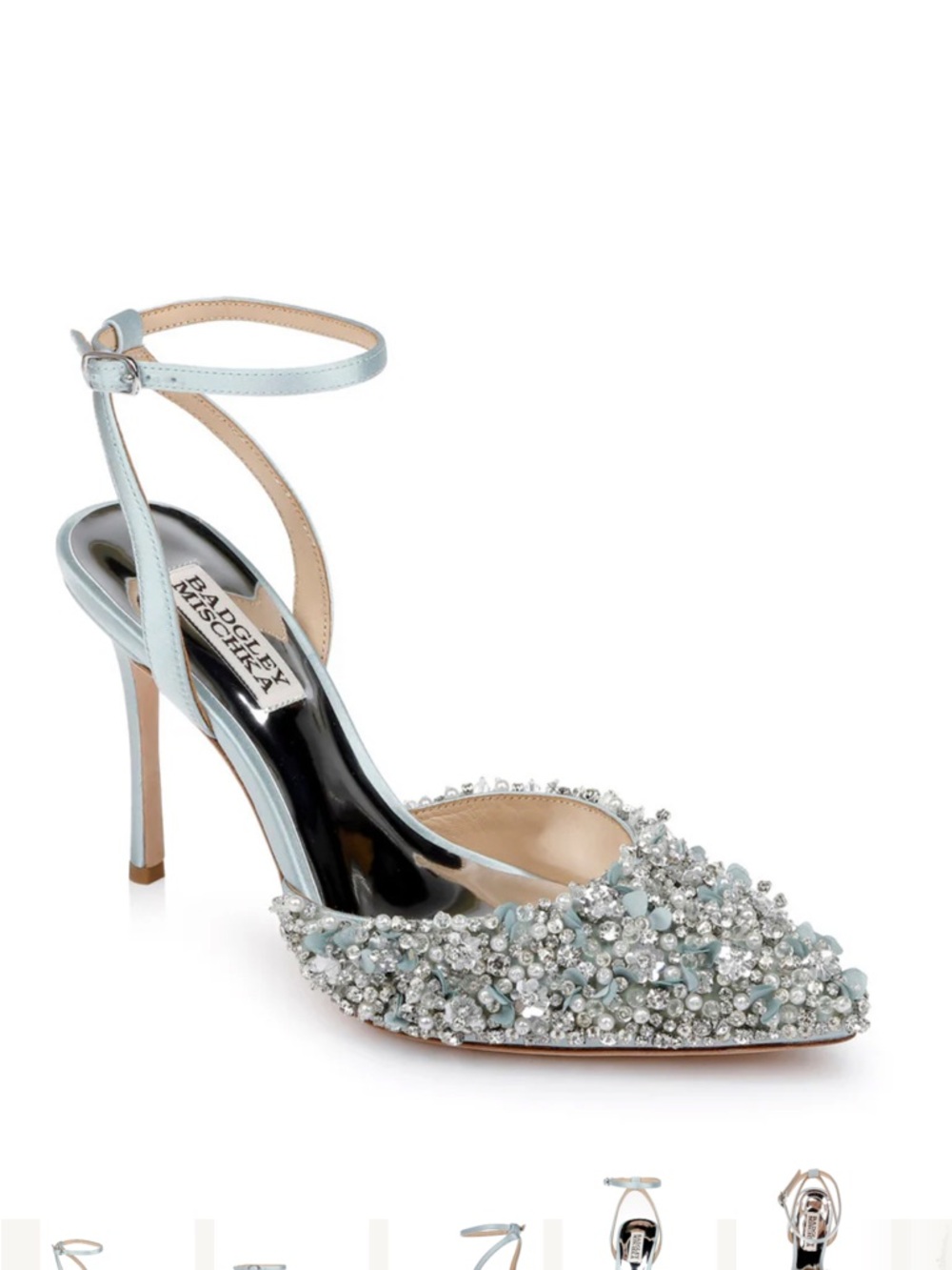 Badgley Mischka Nicolitie Crystal Heel